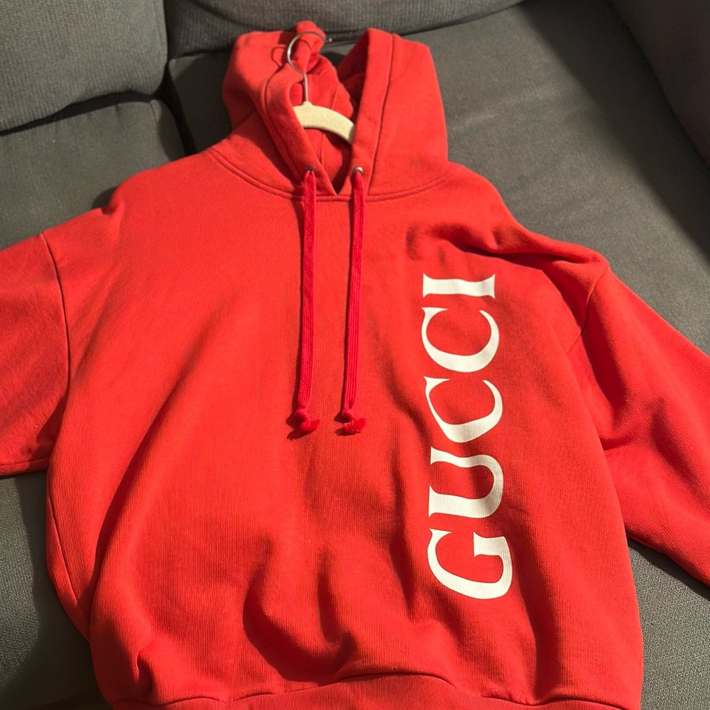 Red Gucci Hoodie
